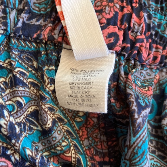 XS Multicolor patterned Raga shorts - Picture 4 of 5